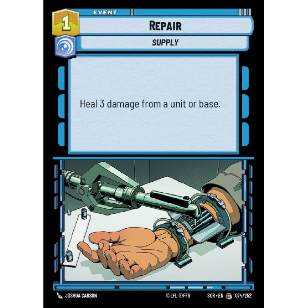 Repair, 74, C, Star Wars Unlimited, Sparks Of Rebellion