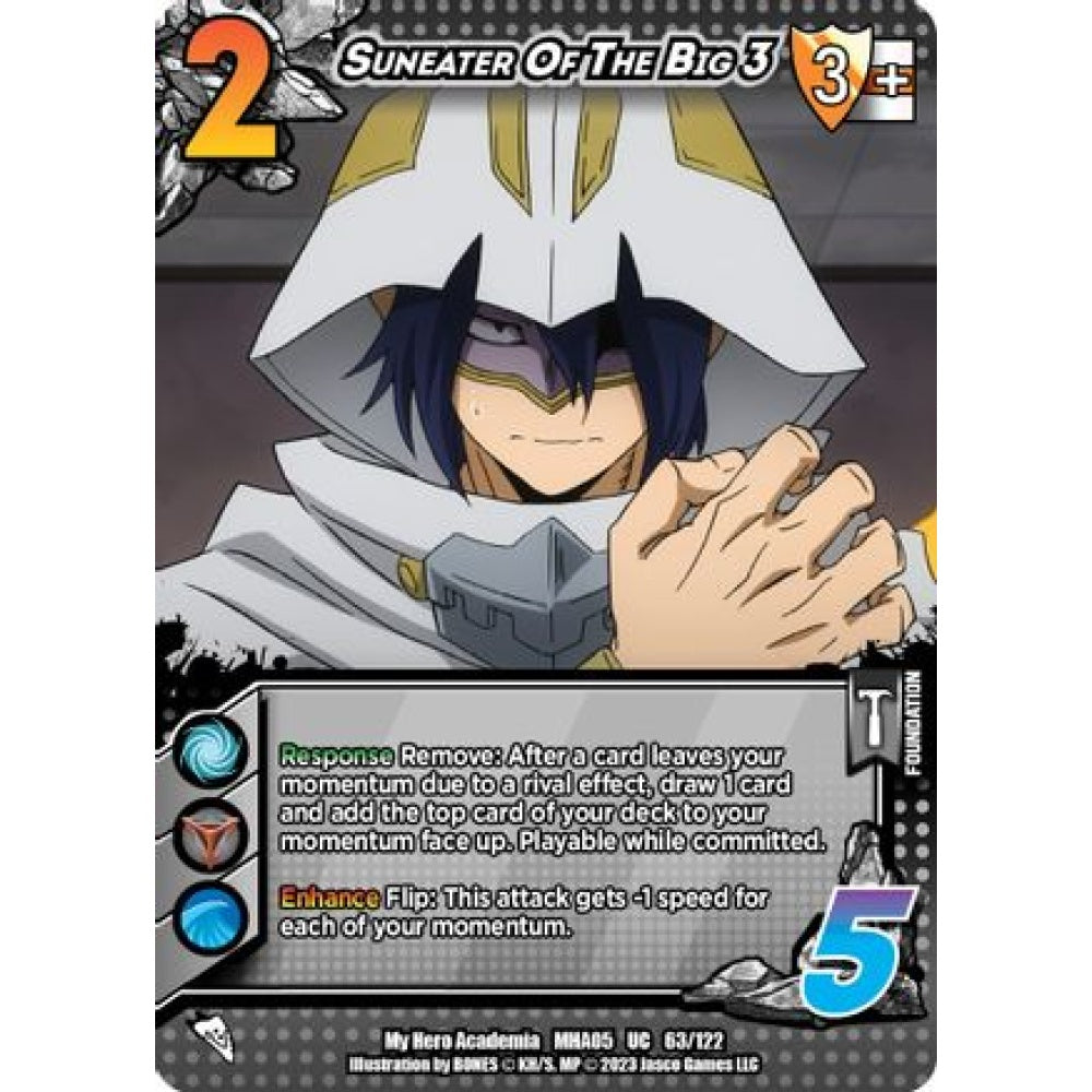 Suneater Of The Big 3, 63/122, UC, UniVersus, MHA05 Undaunted Raid