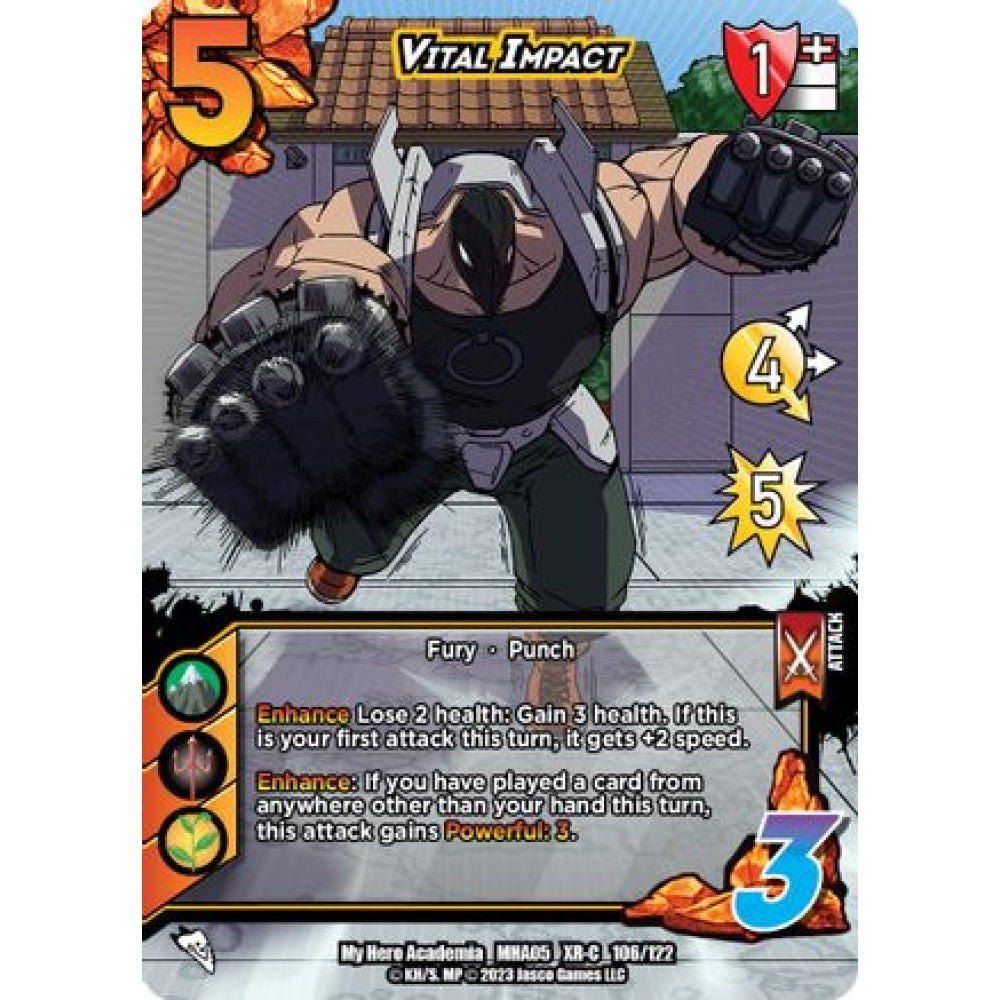 Vital Impact, 106/122, XR-C, UniVersus, MHA05 Undaunted Raid