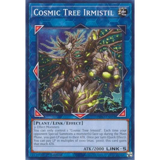 Cosmic Tree Irmistil INFO-EN051 Common Common Yu-Gi-Oh The Infinite Forbidden in Art