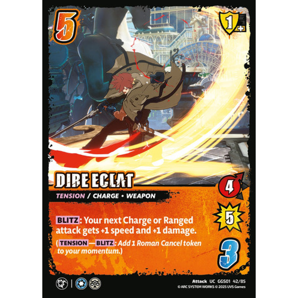 Dire Eclat 42/85 Universus Card Game Guilty Gear -Strive- UC Non-Foil