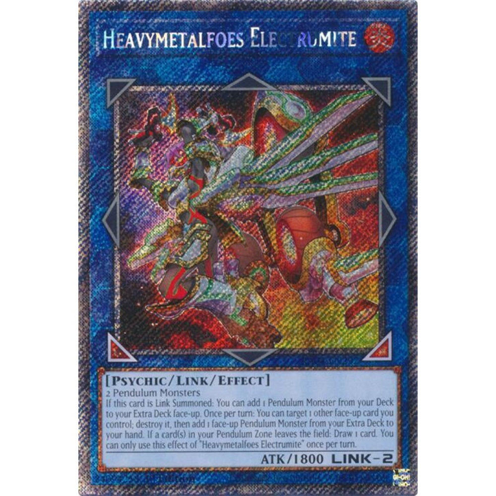 Heavymetalfoes Electrumite (Platinum Secret Rare) - RA04-EN292 Platinu Card Goblin Heavymetalfoes Electrumite (Platinum Secret Rare) - RA04-EN292 Platinu Card Goblin