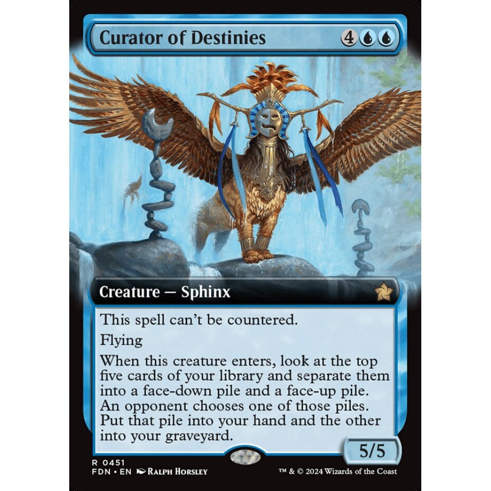 Curator of Destinies, 451, rare, Magic: The Gathering, Foundations