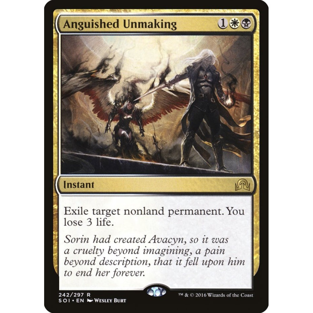 Anguished Unmaking rare 242 Magic the Gathering Shadows over Innistrad