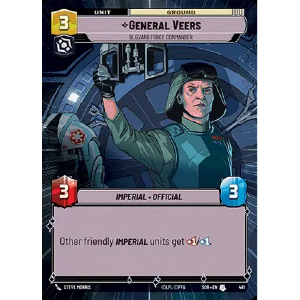 General Veers, 491, U, Star Wars Unlimited, Sparks Of Rebellion