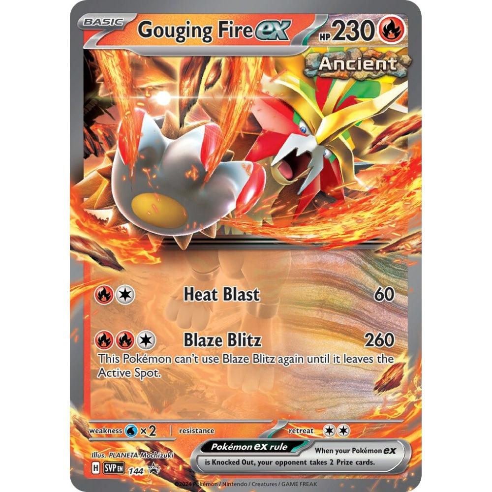 Gouging Fire ex Promo 144 Pokemon Card Game Scarlet & Violet Promos