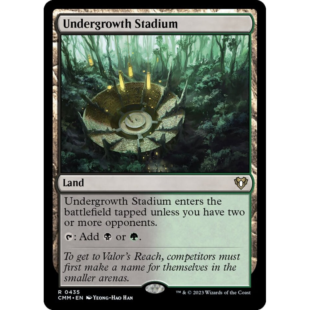 Undergrowth Stadium rare 435 Magic the Gathering Commander Masters