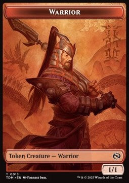 Warrior Token (R 1/1) // Dragon Token (R 4/4)