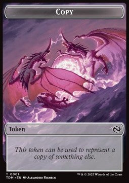 Copy Token // Monk Token (W 1/1 Prowess)