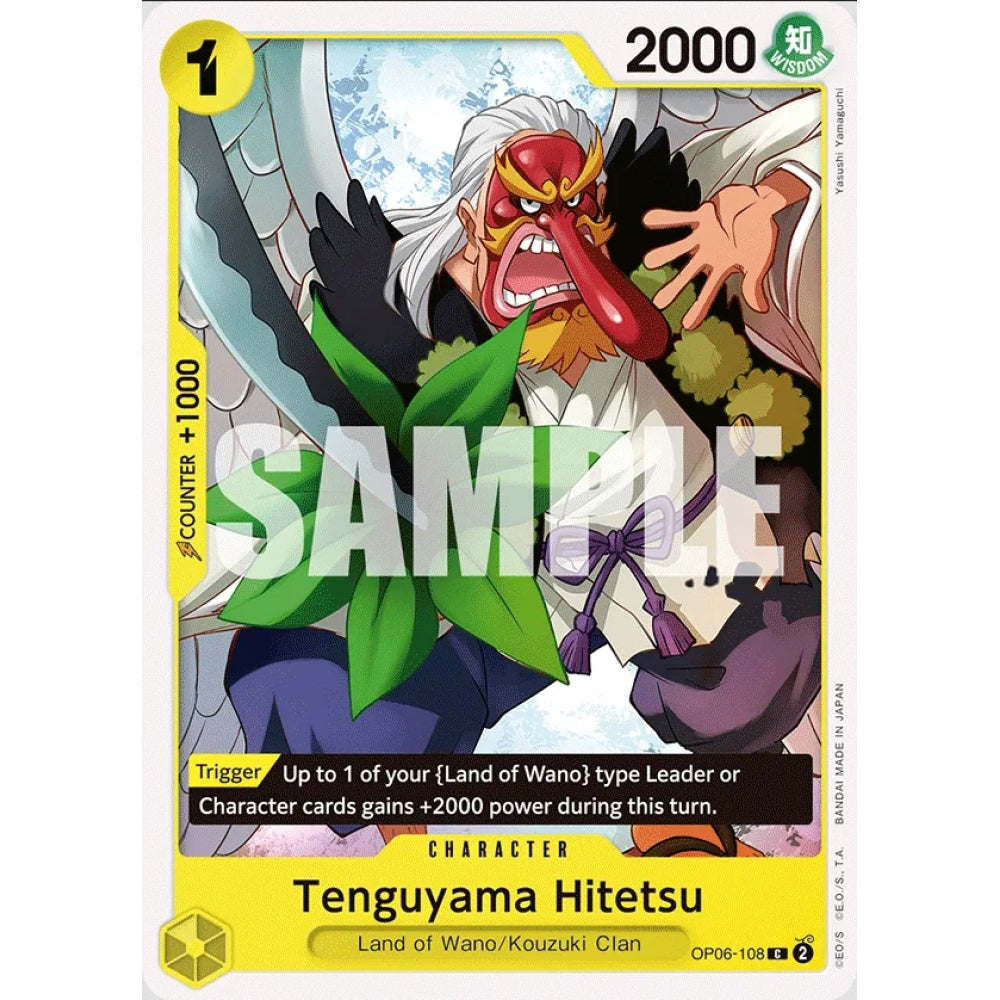 Tenguyama Hitetsu, OP06-108, Common, One Piece, Wings of the Captain
