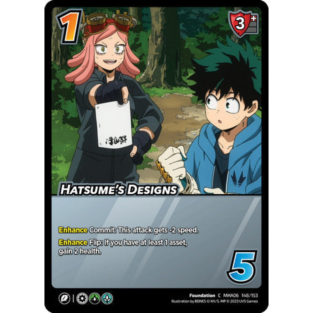 Hatsume's Designs, 148/153, C, UniVersus, MHA06 Jet Burn