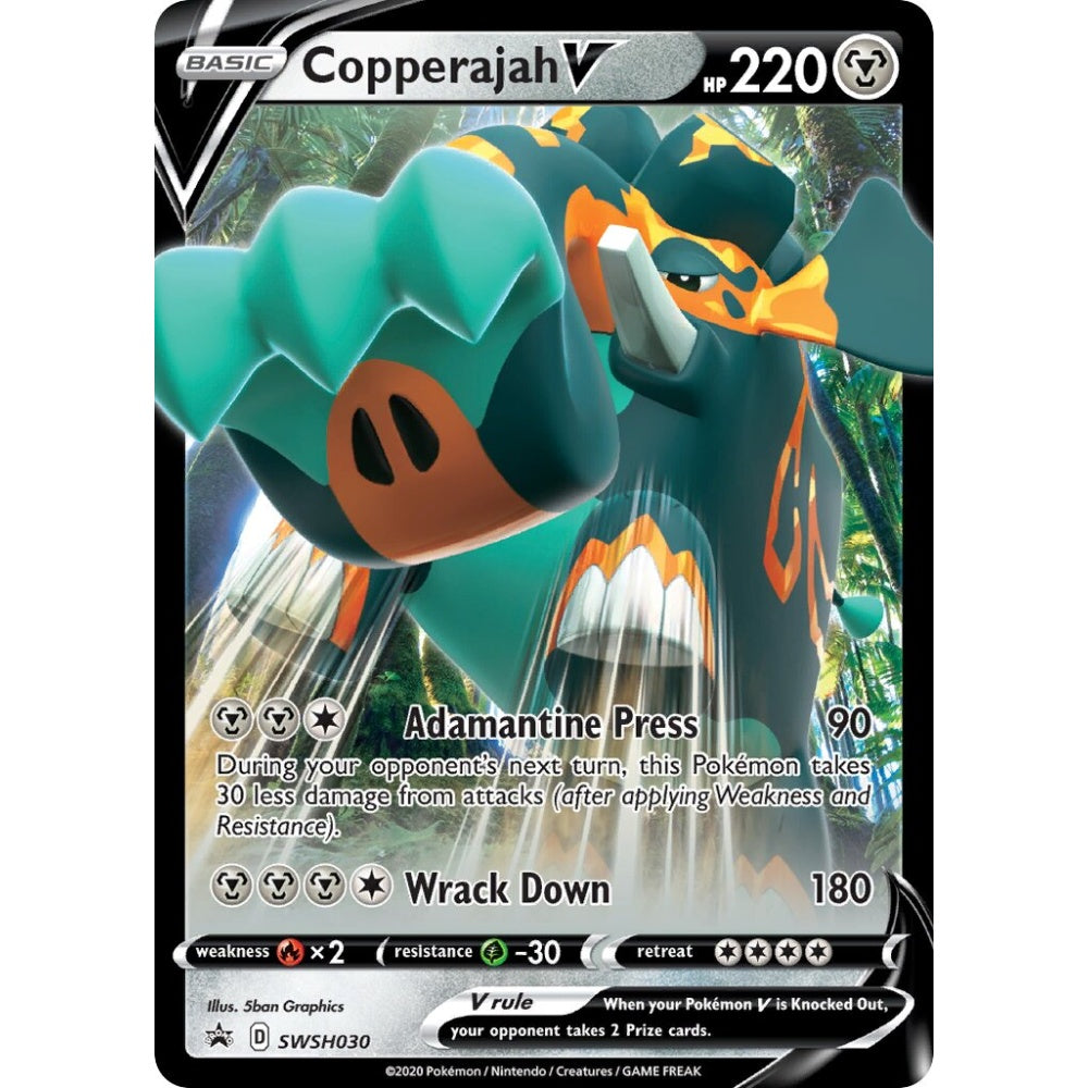 Copperajah V Promo SWSH030 Pokemon Card Game Sword & Shield Promos