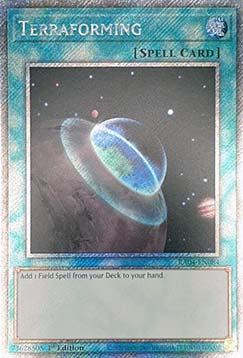 Terraforming (V.4 - Platinum Secret Rare) - Quarter Century Stampede ( Card Goblin Terraforming (V.4 - Platinum Secret Rare) - Quarter Century Stampede ( Card Goblin