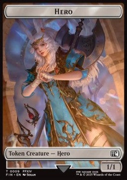 Hero Token (W 1/1) // Treasure Token (V.8)