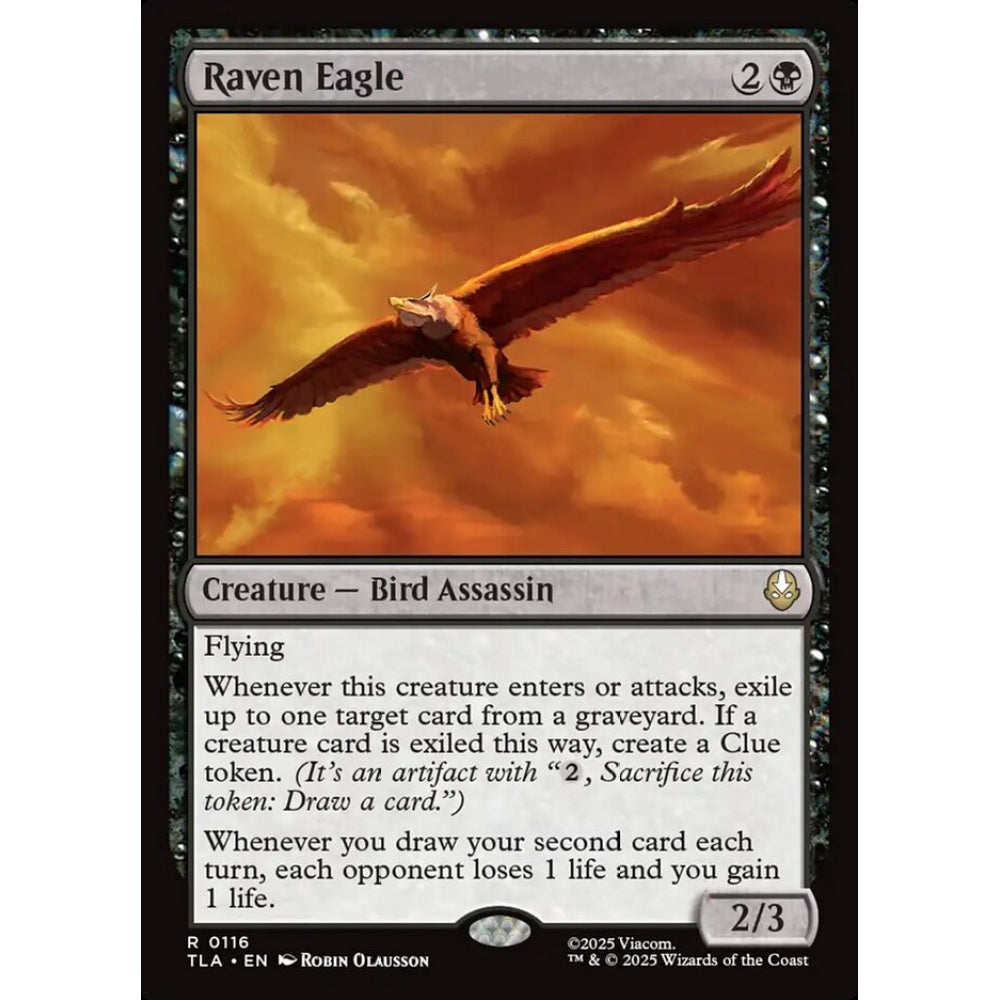 Raven Eagle rare 116 Magic the Gathering Avatar: The Last Airbender