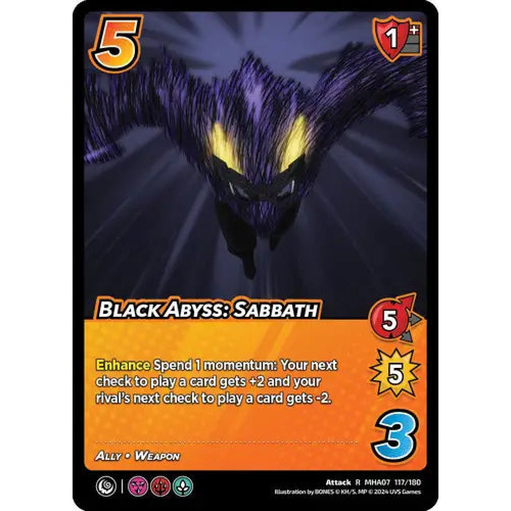 Black Abyss: Sabbath, 117/180, R, UniVersus, MHA07 Girl Power
