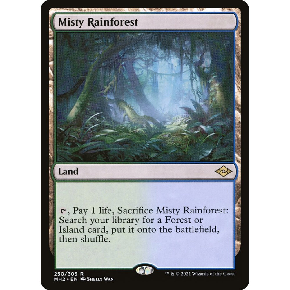 Misty Rainforest rare 250 Magic the Gathering Modern Horizons 2