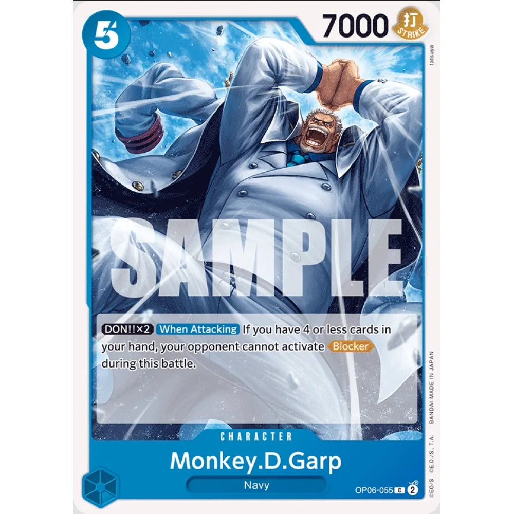 Monkey.D.Garp, OP06-055, Common, One Piece, Wings of the Captain