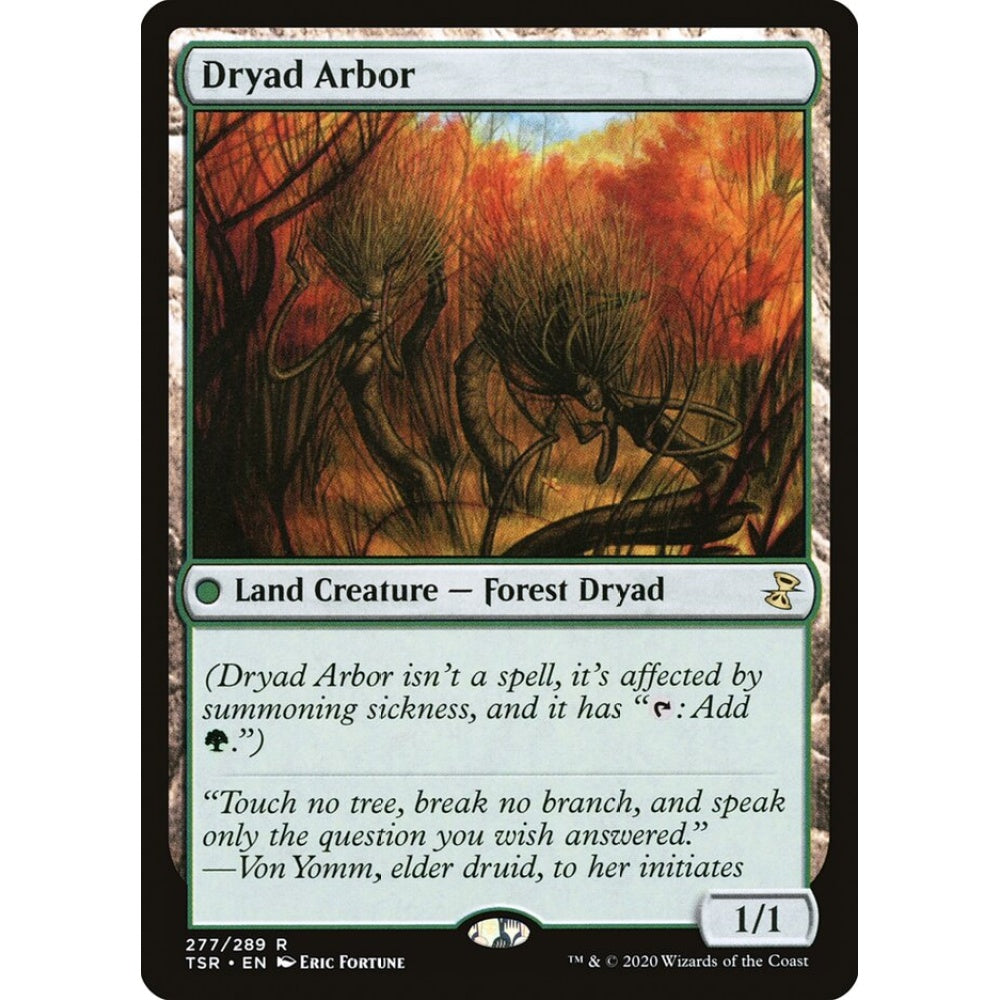 Dryad Arbor rare 277 Magic the Gathering Time Spiral Remastered