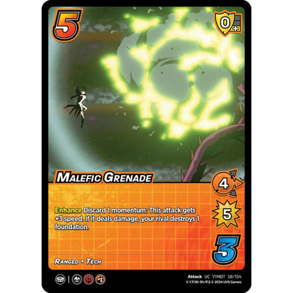 Malefic Grenade, 58/154, UC, UniVersus, Yu Yu Hakusho: Dark Tournament