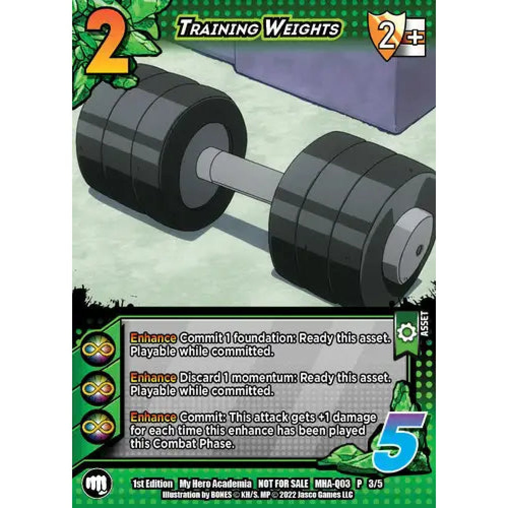 Training Weights, 3/5, P, UniVersus, Promos