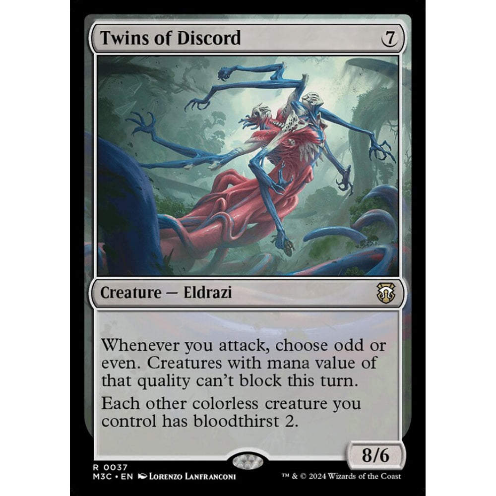 Twins of Discord, 37, rare, Magic: The Gathering, Modern Horizons 3