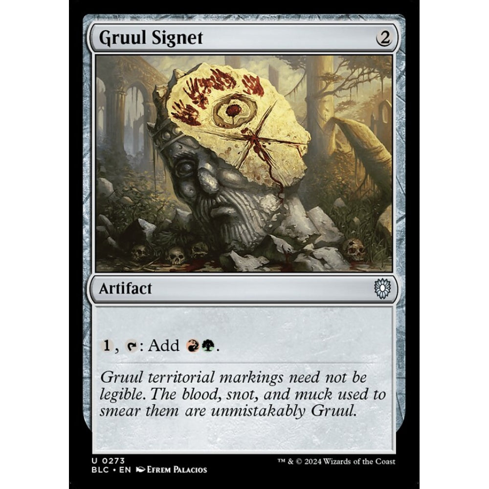 Gruul Signet, 273, uncommon, Magic: The Gathering, Bloomburrow