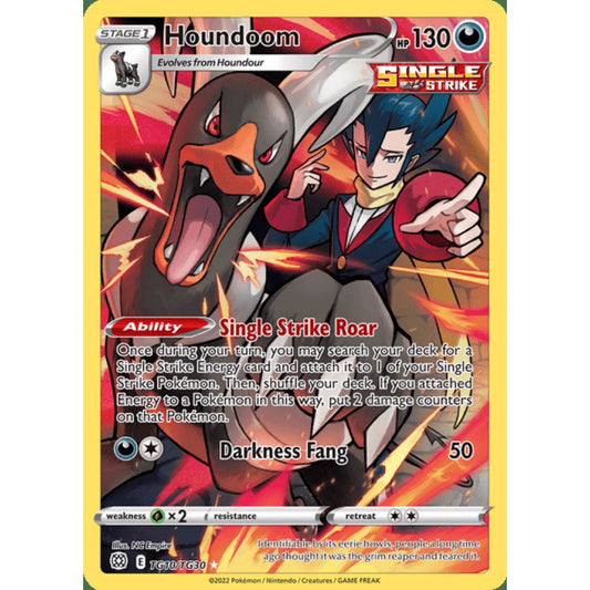 Houndoom Illustration Rare TG10/TG30 Pokemon Card Game Brilliant Stars