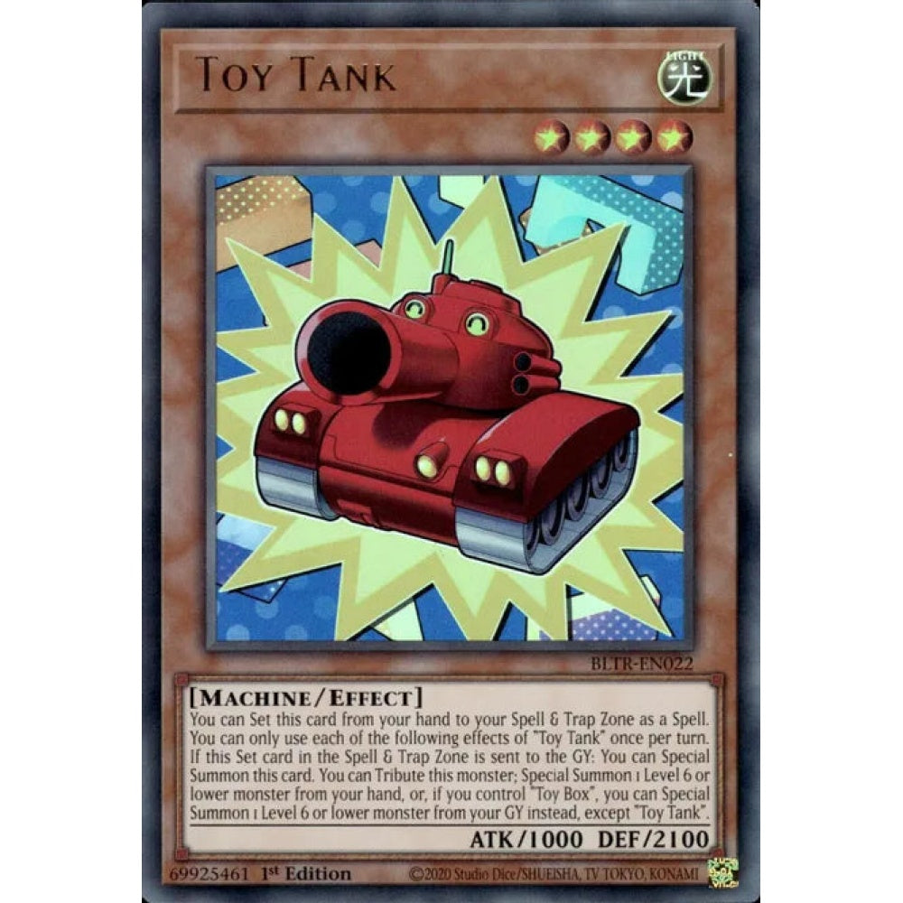 Toy Tank, BLTR-EN022, Ultra Rare, Yu-Gi-Oh!, Battles of Legend: Terminal Revenge