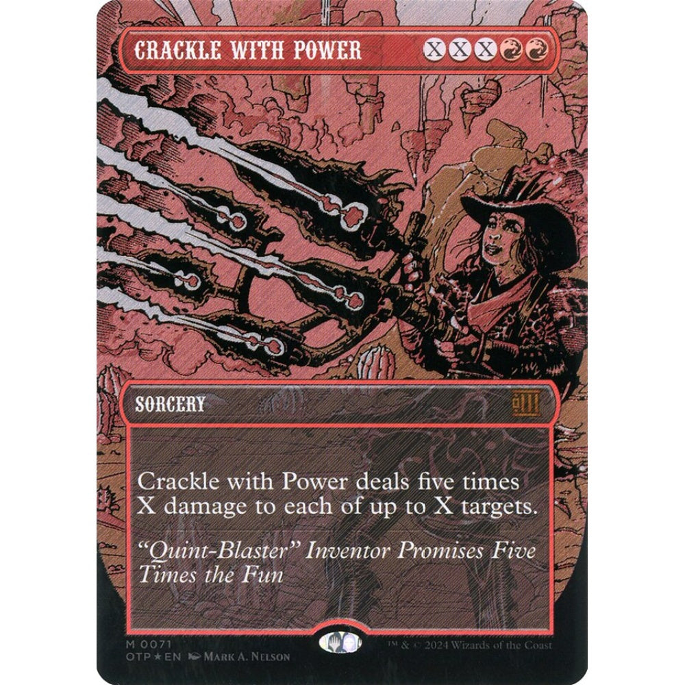 Crackle with Power, 71, mythic, Magic: The Gathering, Outlaws of Thunder Junction