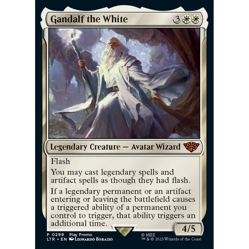 Gandalf the White, mythic, 299, Magic the Gathering, The Lord of the Rings: Tales of Middle-earth