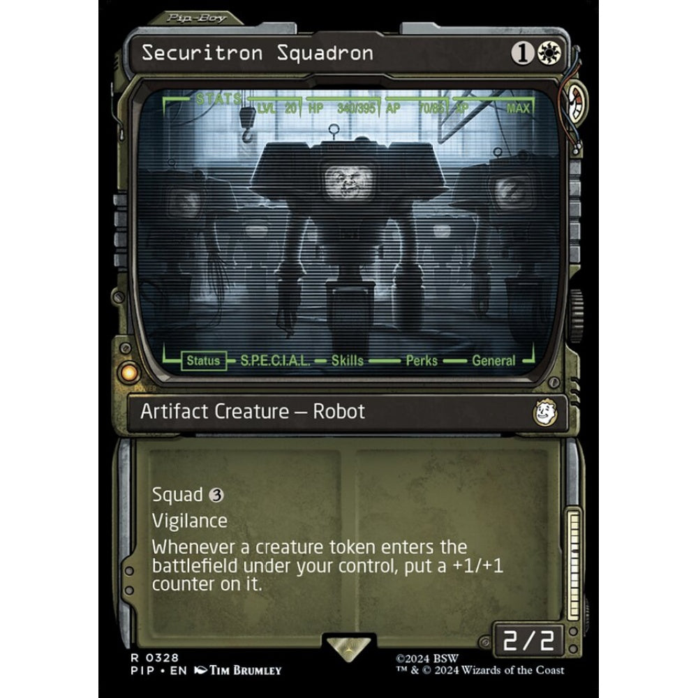 Securitron Squadron rare 328 Magic the Gathering Fallout