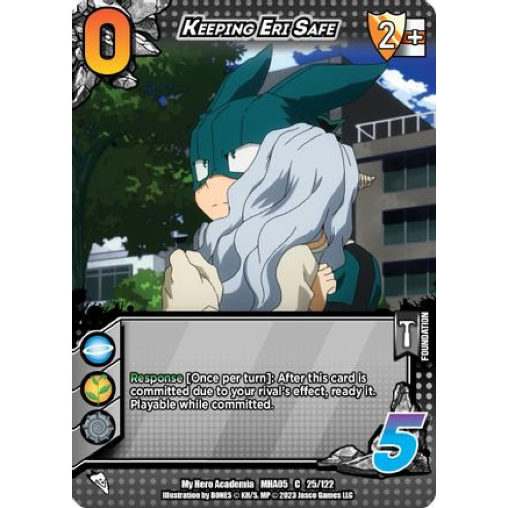 Keeping Eri Safe, 25/122, C, UniVersus, MHA05 Undaunted Raid