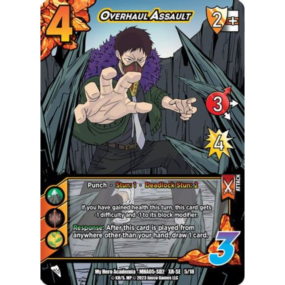 Overhaul Assault, 5/18, XR-SE, UniVersus, MHA05 Undaunted Raid