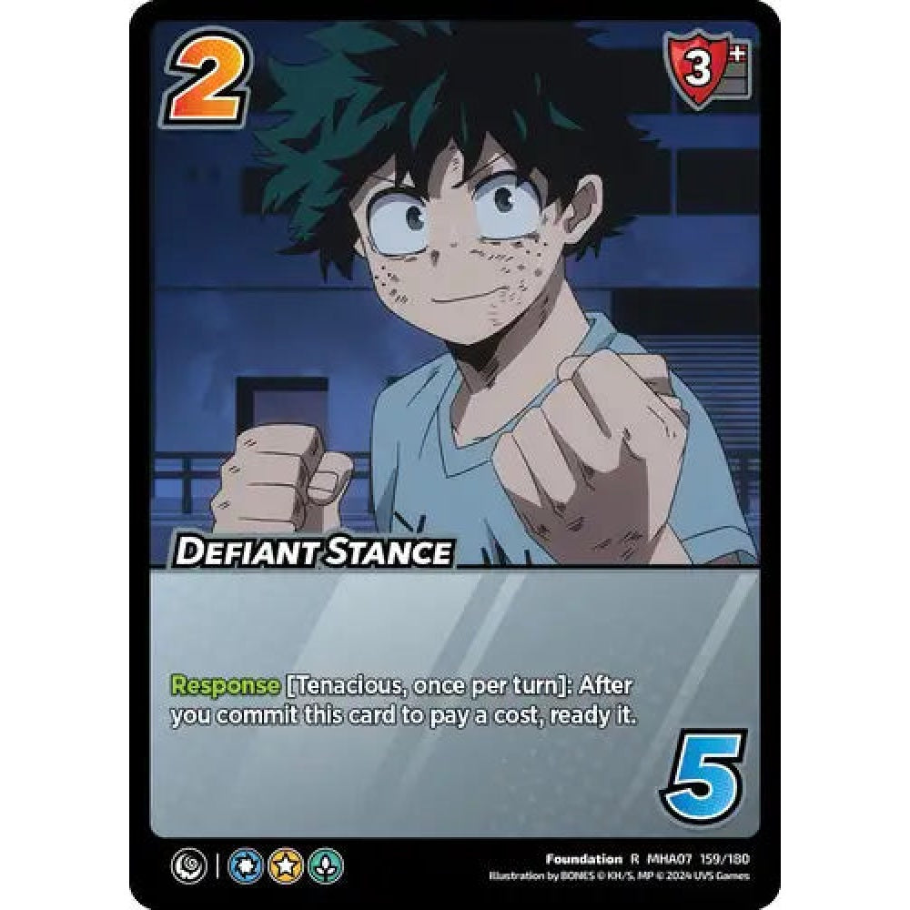 Defiant Stance, 159/180, R, UniVersus, MHA07 Girl Power