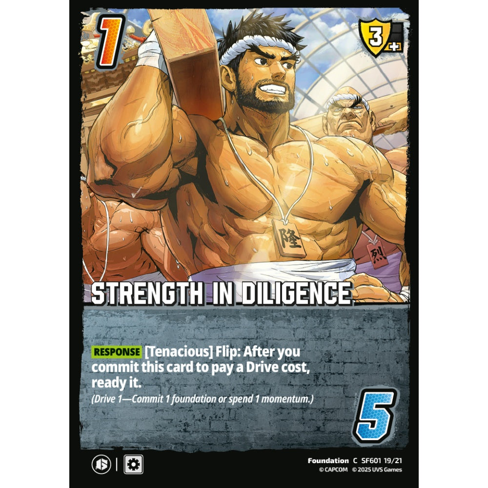 Strength in Diligence 19/21 SF601 Universus Street Fighter 6: Challanger Series Ryu&Luke Foundation C