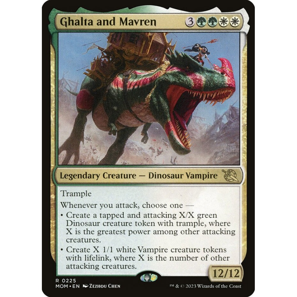 Ghalta and Mavren rare 225 Magic the Gathering March of the Machine
