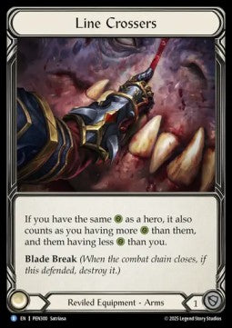 Line Crossers (Cold Foil)