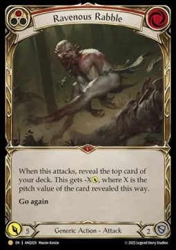 Ravenous Rabble (Red) (Regular)