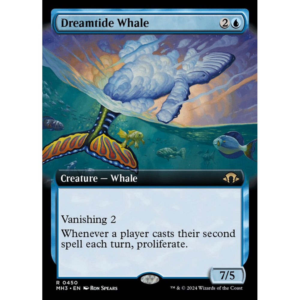Dreamtide Whale, 450, rare, Magic: The Gathering, Modern Horizons 3