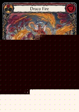 Draco Fire (Rainbow Foil)