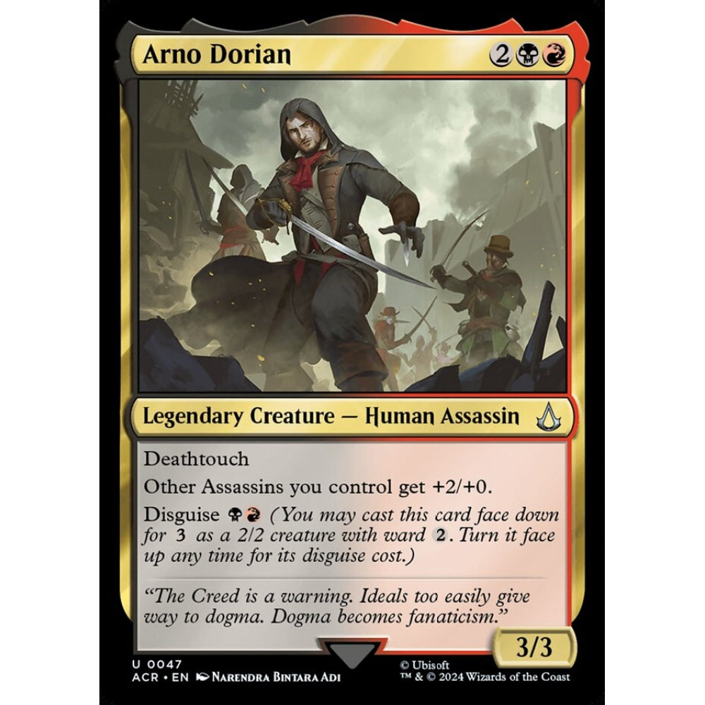 Arno Dorian uncommon 47 Magic the Gathering Assassin's Creed