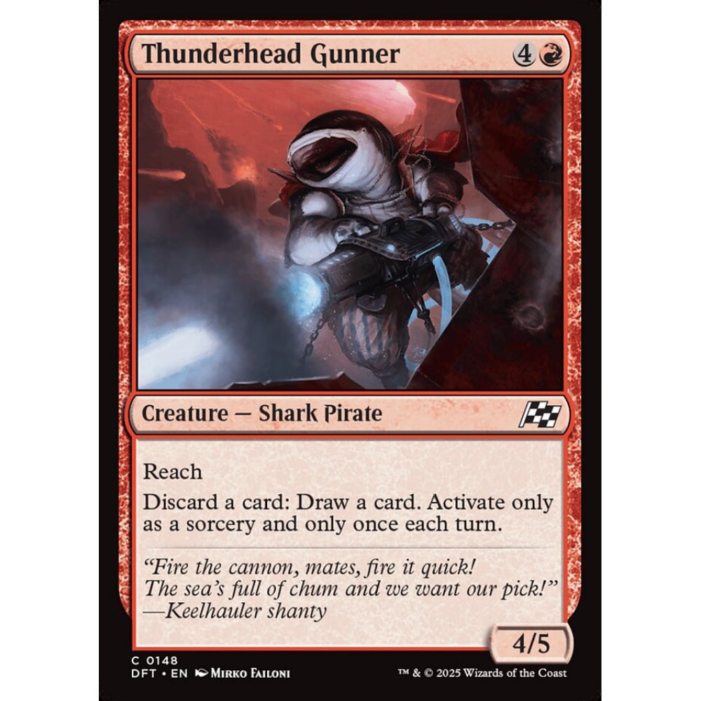 Thunderhead Gunner, 148, common, Magic: The Gathering, Aetherdrift