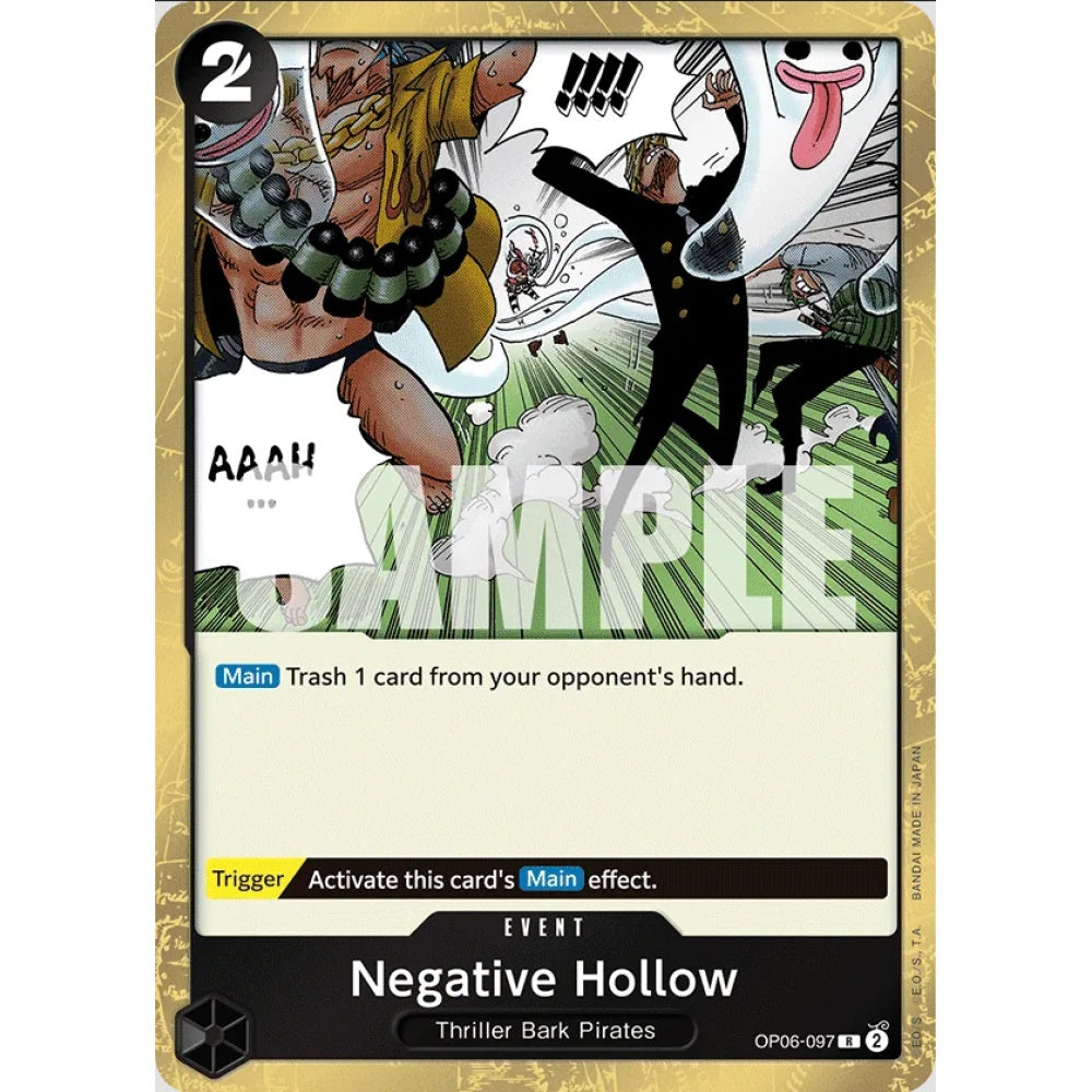Negative Hollow, OP06-097, Rare, One Piece, Wings of the Captain