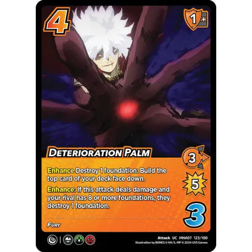 Deterioration Palm, 123/180, UC, UniVersus, MHA07 Girl Power