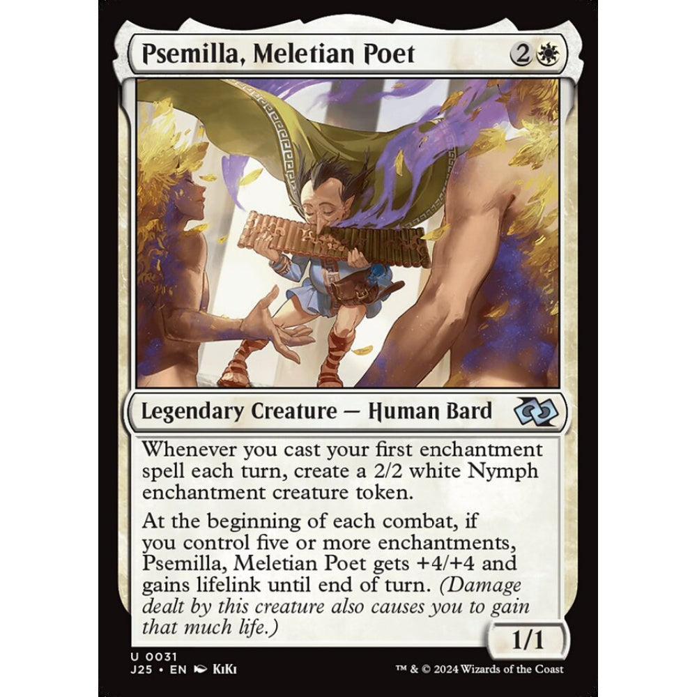 Psemilla, Meletian Poet, 31, uncommon, Magic: The Gathering, Foundations Jumpstart