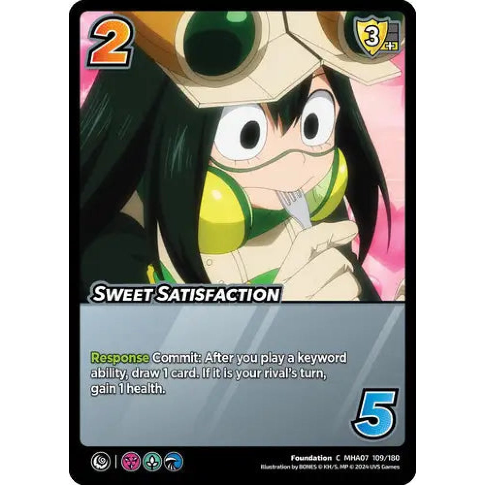 Sweet Satisfaction, 109/180, C, UniVersus, MHA07 Girl Power