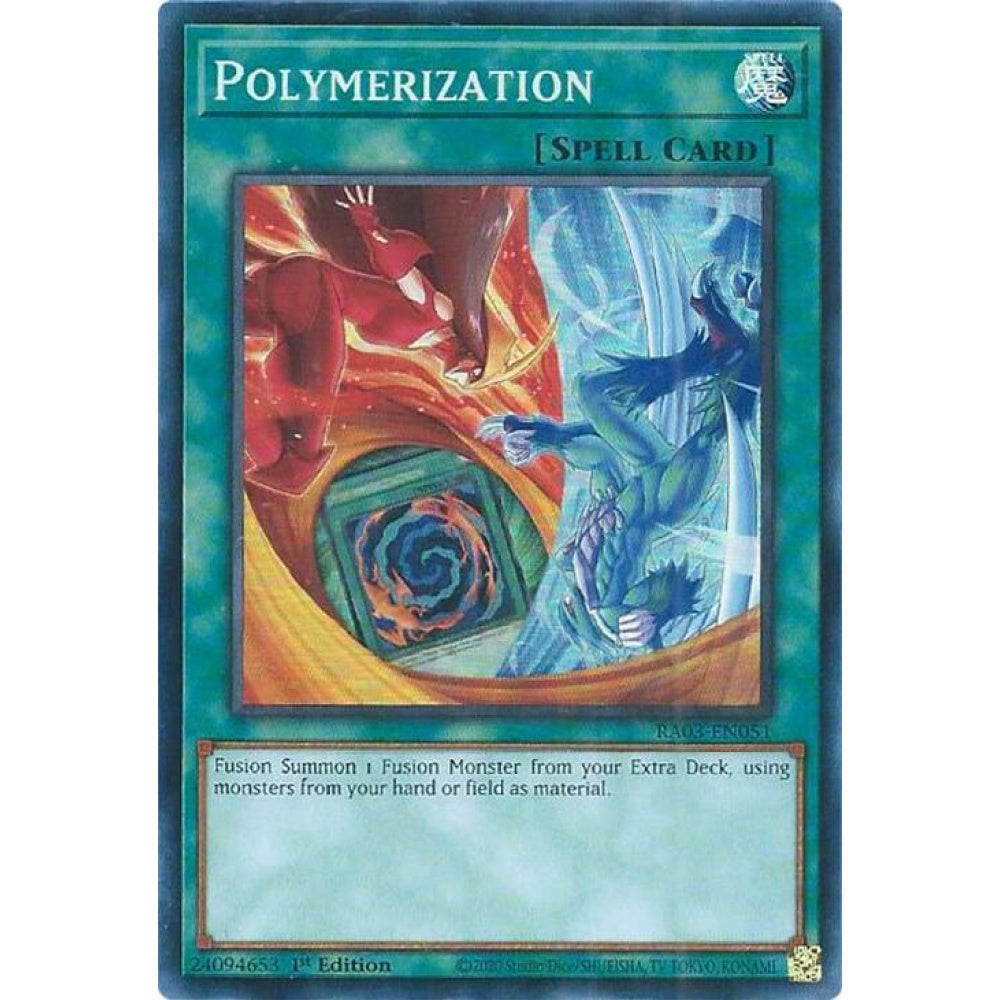 Polymerization (B) (HERO Art) RA03-EN051 Super Yu-Gi-Oh Quarter Century Bonanza