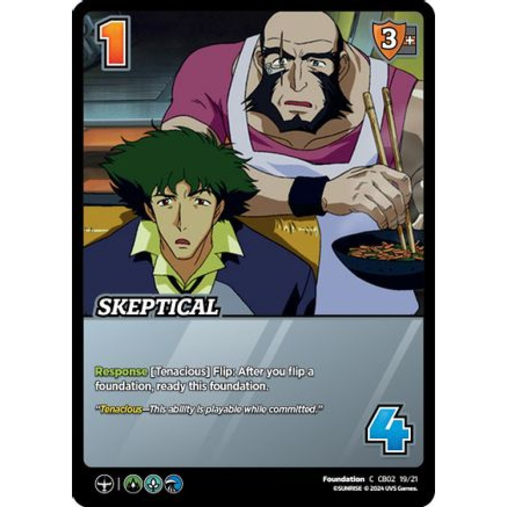 Skeptical, 19/21, C, UniVersus, Cowboy Bebop & Trigun Stampede