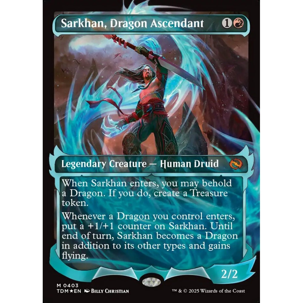 Sarkhan, Dragon Ascendant mythic 403 Magic the Gathering Tarkir: Dragonstorm